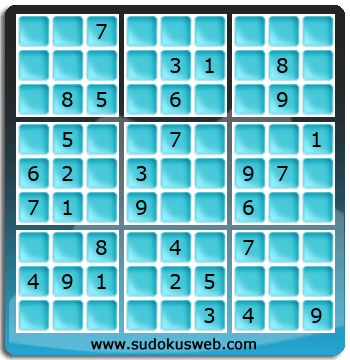 Sudoku von mittelmässiger höhe