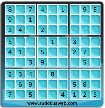 Sudoku von einfacher höhe