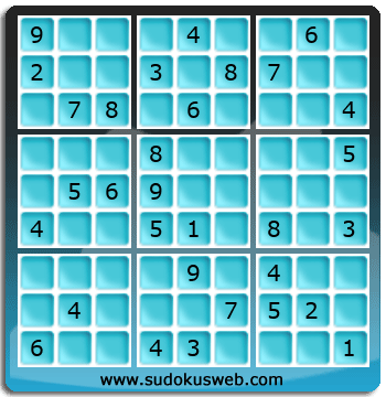 Sudoku von mittelmässiger höhe