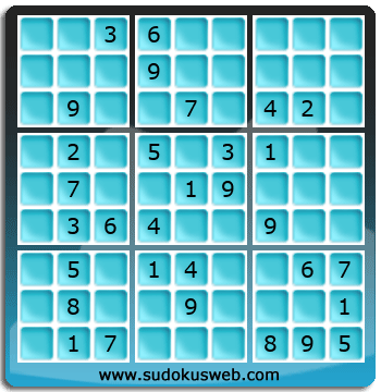 Sudoku von mittelmässiger höhe