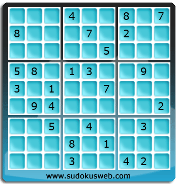 Sudoku von Fachmännischer höhe