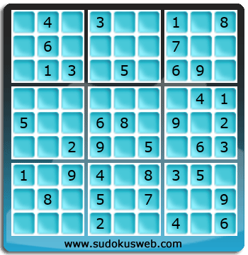 Sudoku von einfacher höhe