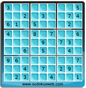 Sudoku von mittelmässiger höhe