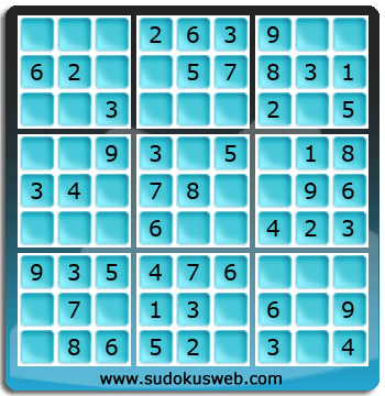 Nivel Muito Facil de Sudoku Nivel Muito Facil de Sudoku