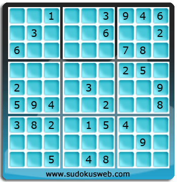 Sudoku von mittelmässiger höhe