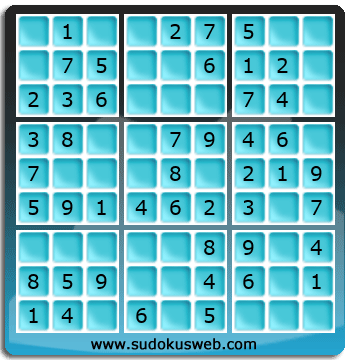 Sudoku de Nivel Muy Fácil