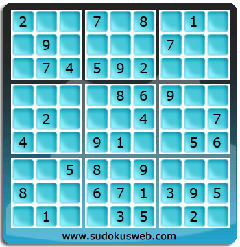 Sudoku von einfacher höhe