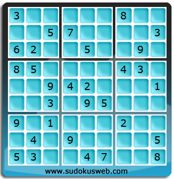 Sudoku von mittelmässiger höhe