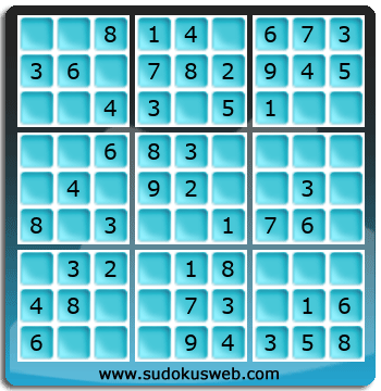 Sudoku de Niveau Très Facile Sudoku de Niveau Très Facile