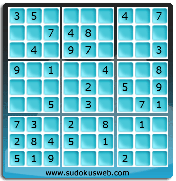 Sudoku de Niveau Facile Sudoku de Niveau Facile