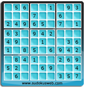 Sudoku de Niveau Très Facile Sudoku de Niveau Très Facile