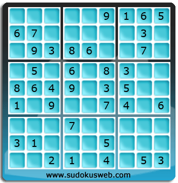 Sudoku de Niveau Facile Sudoku de Niveau Facile