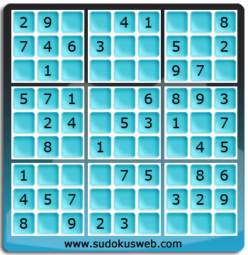 Nivel Muito Facil de Sudoku Nivel Muito Facil de Sudoku