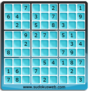 Sudoku von einfacher höhe Sudoku von einfacher höhe