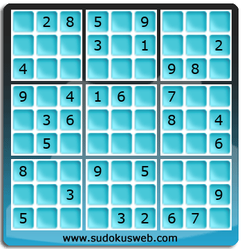 Sudoku von mittelmässiger höhe