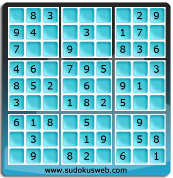 Nivel Muito Facil de Sudoku