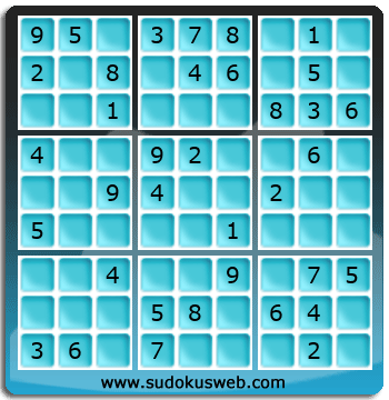 Sudoku von einfacher höhe