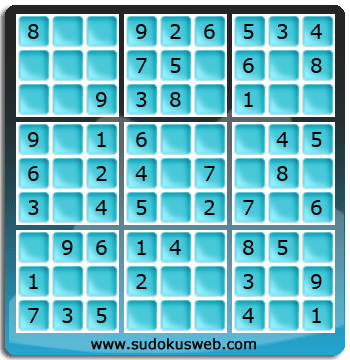 Sudoku de Nivel Muy Fácil