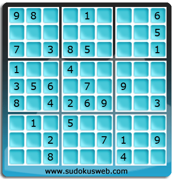 Sudoku von mittelmässiger höhe