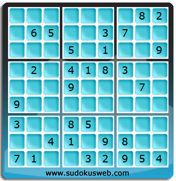 Sudoku von mittelmässiger höhe