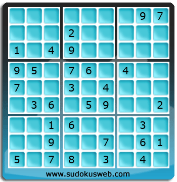 Sudoku von mittelmässiger höhe