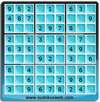 Nivel Muito Facil de Sudoku Nivel Muito Facil de Sudoku