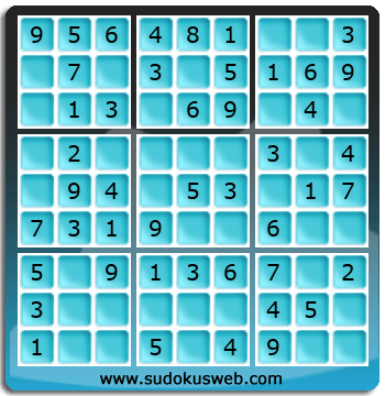 Sudoku de Niveau Très Facile Sudoku de Niveau Très Facile