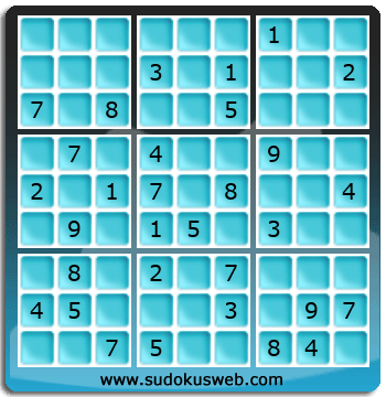 Sudoku von mittelmässiger höhe