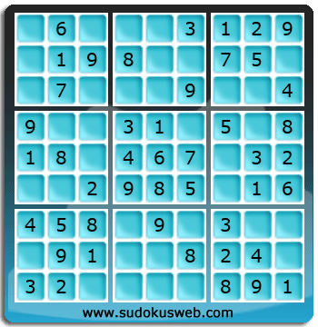 Sudoku de Nivel Muy Fácil