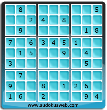 Sudoku von mittelmässiger höhe