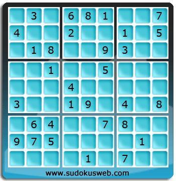 Sudoku von mittelmässiger höhe