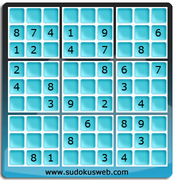 Sudoku von mittelmässiger höhe