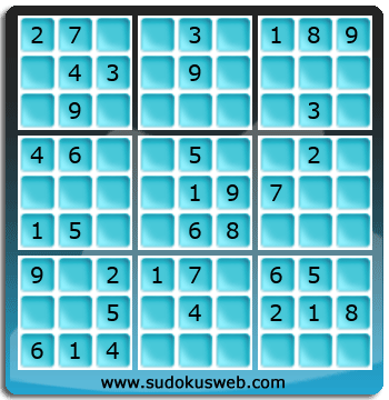 Sudoku von einfacher höhe