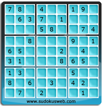 Sudoku von einfacher höhe Sudoku von einfacher höhe