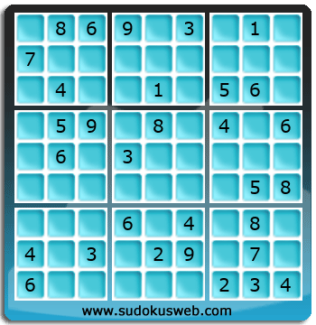 Sudoku von mittelmässiger höhe