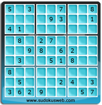 Sudoku von mittelmässiger höhe