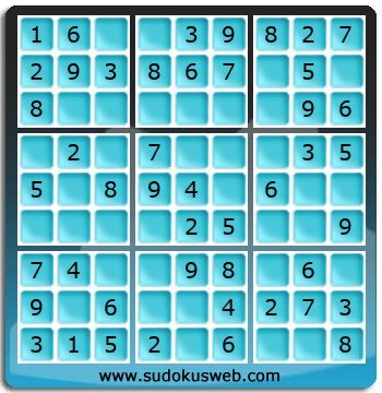 Nivel Muito Facil de Sudoku Nivel Muito Facil de Sudoku