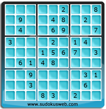 Sudoku von mittelmässiger höhe