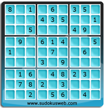 Sudoku von einfacher höhe