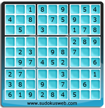 Nivel Muito Facil de Sudoku Nivel Muito Facil de Sudoku