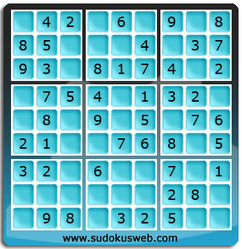 Sudoku von sehr einfacher höhe Sudoku von sehr einfacher höhe