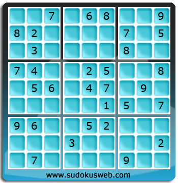 Sudoku von mittelmässiger höhe