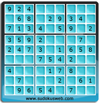 Nivel Muito Facil de Sudoku Nivel Muito Facil de Sudoku