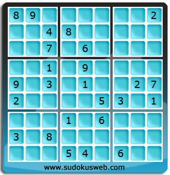 Sudoku von Fachmännischer höhe