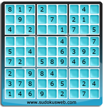 Sudoku de Niveau Très Facile Sudoku de Niveau Très Facile
