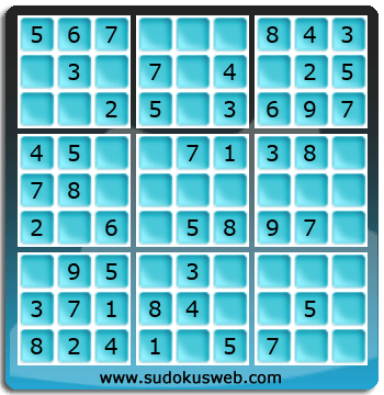 Sudoku von sehr einfacher höhe