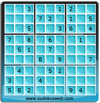 Sudoku von mittelmässiger höhe