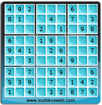 Sudoku de Niveau Très Facile