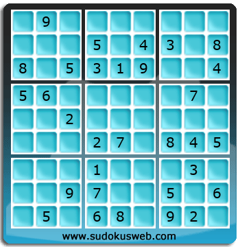 Sudoku von mittelmässiger höhe