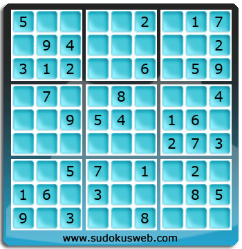 Sudoku von einfacher höhe